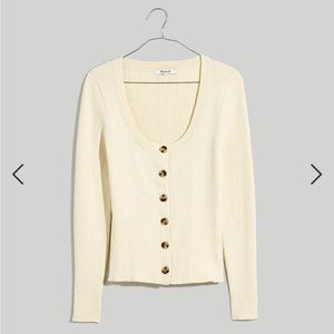 Madewell Scoopneck Cardigan Sweater S